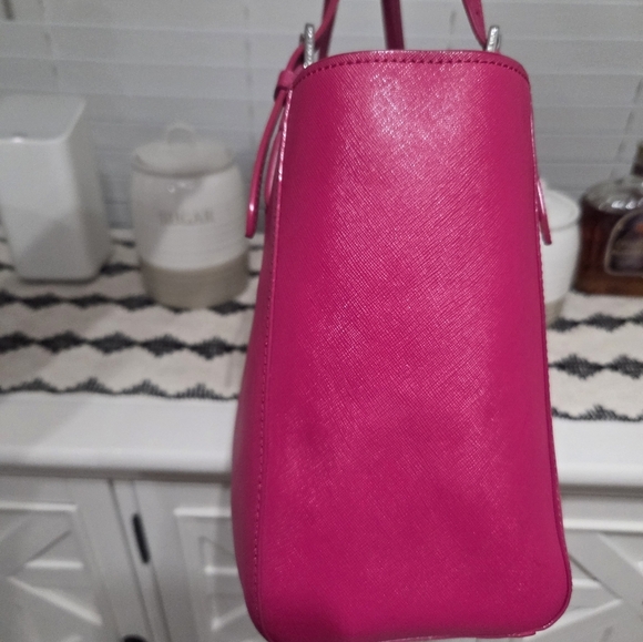 Tory Burch Pink Leather Tote Bag - Picture 11 of 12